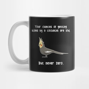 Cockatiel Never Zero Mug